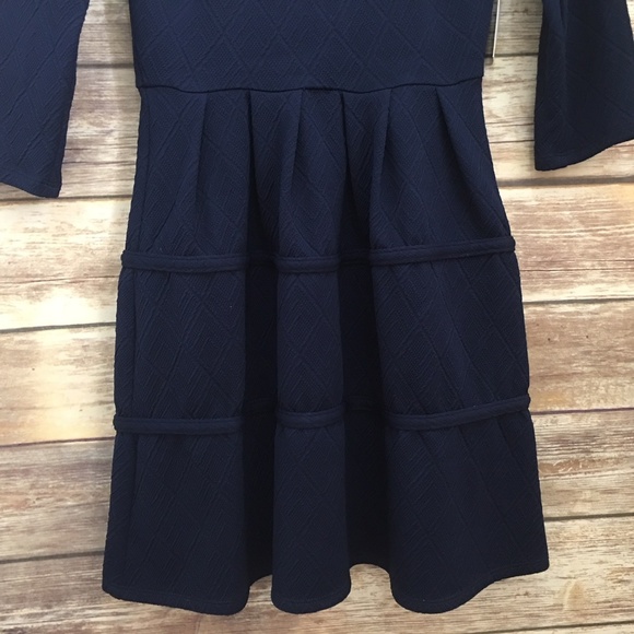 CITY STUDIO Juniors Textured Flare Dress - Picture 6 of 9